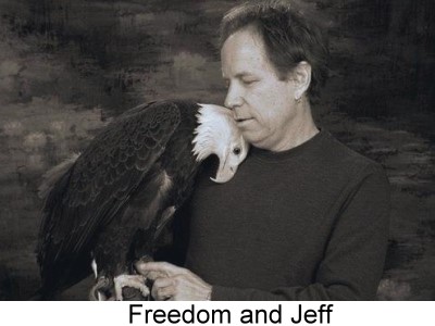 Jeff with Eagle